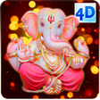 Icono de programa: 4D Ganesh Chaturthi Wallp…