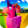 Ikona programu: Blocky Pony Farm 3D