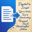 Icona del programma: CursiveAI: Text to Handwr…