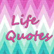 プログラムのアイコン: Glitter Life Quotes Wallp…