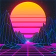 Ikona programu: Synthwave Vaporwave 4k li…