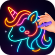 Ikona programu: Mystic Doodle: Glow Art D…