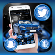 Ikona programu: Blue Car Launcher Theme