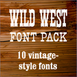 プログラムのアイコン: Monotype Wild West Font P…