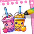 Icon des Programms: Boba Tea Coloring Games K…