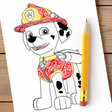 Icon of program: Patrol Draw. Drawing Paw …