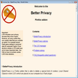 Icon des Programms: BetterPrivacy
