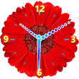 プログラムのアイコン: Flowers Clock Live wallpa…