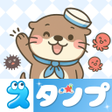 Ikona programu: スタンプ - シルクハットうさぎ