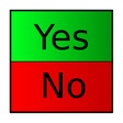 プログラムのアイコン: Yes/No