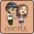 Icon of program: Cute Couple Wallpaper