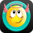 Ikona programu: Cute Smiley Gif Emoji Sti…