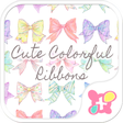 プログラムのアイコン: Cute Colorful Ribbons The…