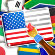 Ikona programu: Flag Quiz  Color World Tr…