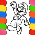 Ikona programu: Cartoon Coloring Book for…