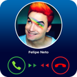 プログラムのアイコン: Fake Call Felipe Neto Pra…