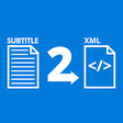 Icon des Programms: subtitle2xml