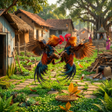 Icon des Programms: Rooster Fight: Battle Are…