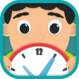 Ikona programu: Kids learn to tell time a…