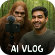 Ikona programu: AI Vlog Video: Monkey Vlo…
