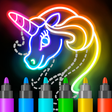 プログラムのアイコン: Learn to Draw Glow Cartoo…