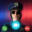 プログラムのアイコン: Police Video Call Prank T…