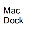 プログラムのアイコン: Mac Dock