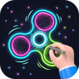 プログラムのアイコン: Fidget Spinner - Glow Art…