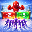 Ikona programu: Mob Strike: Stickman Runn…
