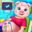 Icono de programa: Baby pig mommy newborn