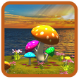 プログラムのアイコン: 3D Mushroom-Sun Live Wall…