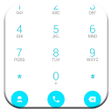 プログラムのアイコン: Dialer Theme Droid L Whit…