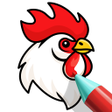 Ikona programu: Draw  Color : Animal Book