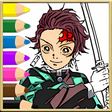 プログラムのアイコン: Coloring game for Demon S…