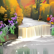 Ikona programu: Autumn Waterfall