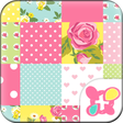 プログラムのアイコン: Cute Theme-Rose Quilt-