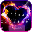 プログラムのアイコン: Sparkle Love  Keyboard Th…