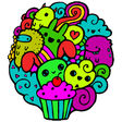 Icon des Programms: Doodle Color by Number Bo…