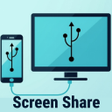 Ikona programu: USB Screen Share - Phone …