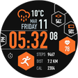 プログラムのアイコン: Hexane Digital Watch Face