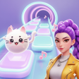 プログラムのアイコン: Cat Jump: Beat Song Music…