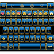 プログラムのアイコン: Emoji Keyboard Frame Blue…