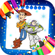 プログラムのアイコン: Toy Story coloring cartoo…