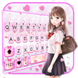 プログラムのアイコン: Sweet Pink Girl Keyboard …