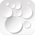 Ikona programu: White Bubble Live Wallpap…