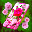 プログラムのアイコン: Pink Rose 4K Live Wallpap…