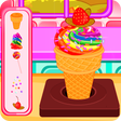 プログラムのアイコン: Rainbow Ice Cream Cooking