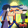 Ikona programu: Stick Ninja - 3v3 Battle