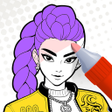 Ikona programu: Idol Coloring ASMR Master
