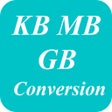 Ikona programu: KB MB GB Conversion